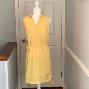 Yellow Limited Collared dress